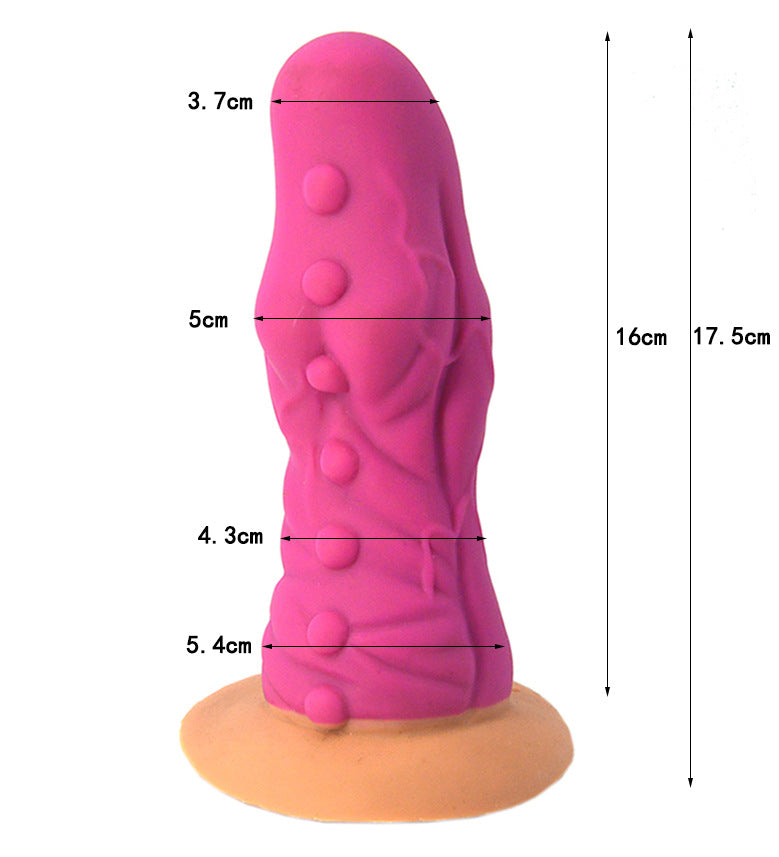 FAAK Silicone G-Spot Anal Plug with Suction Base