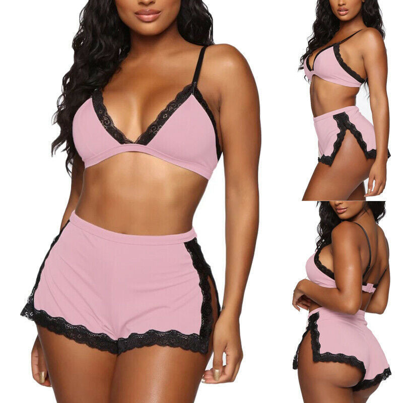 Blush Temptation Lace Lounge Set™