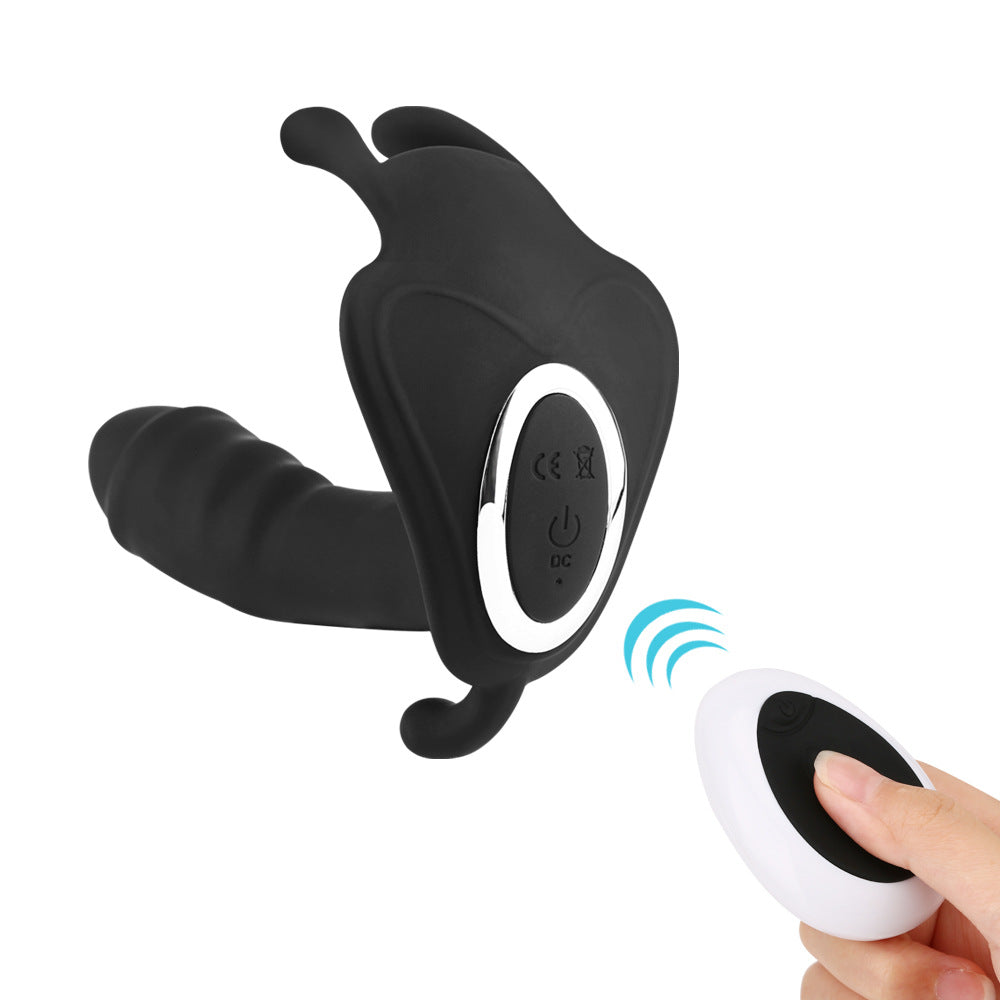 Women’s Vibrator with Remote Control and Clitoral Stimulator
