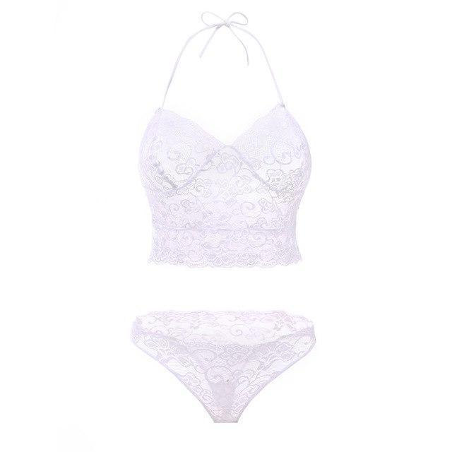 Scarlet Whisper Lace Set