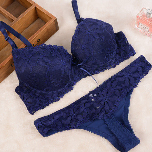 Lace Thong Set - Women's Sexy Lingerie Outfit