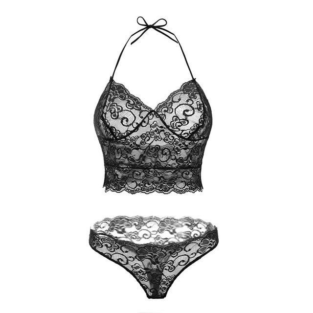 Scarlet Whisper Lace Set