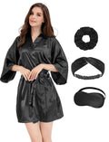 Pure Desire Satin Lounge Robe