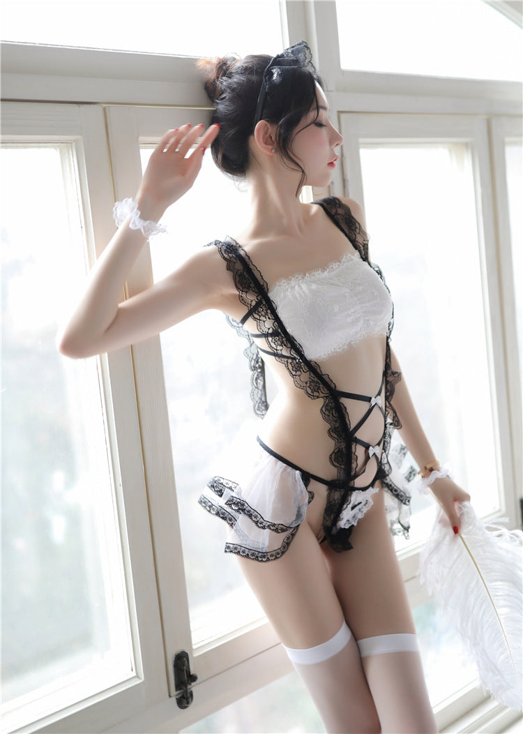 Midnight Mischief Lace Maid Set™