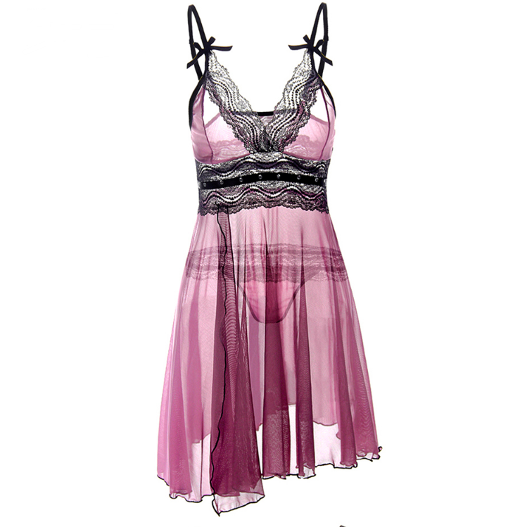 Midnight Enchantment Lace Babydoll
