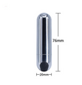10-Speed USB Rechargeable Mini Bullet Vibrator